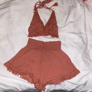 Summer Short and Halter Top Set